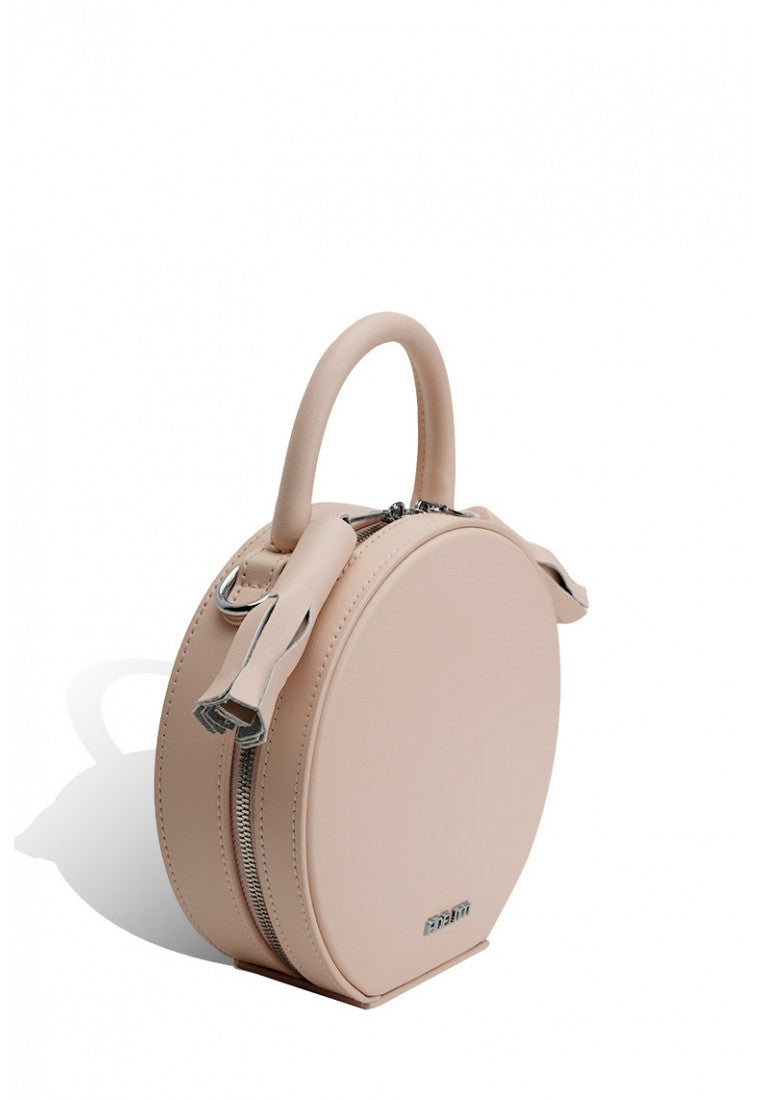 Woman Leather Crossbody Bag Lady Anne Tesoro Mini Pink