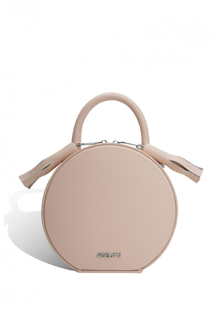 Woman Leather Crossbody Bag Lady Anne Tesoro Mini Pink