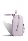 Woman Leather Backpack Lady Anne Vogue Mini Lavender