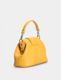 Women Leather Crossbody Bag Palermo Micro Yellow