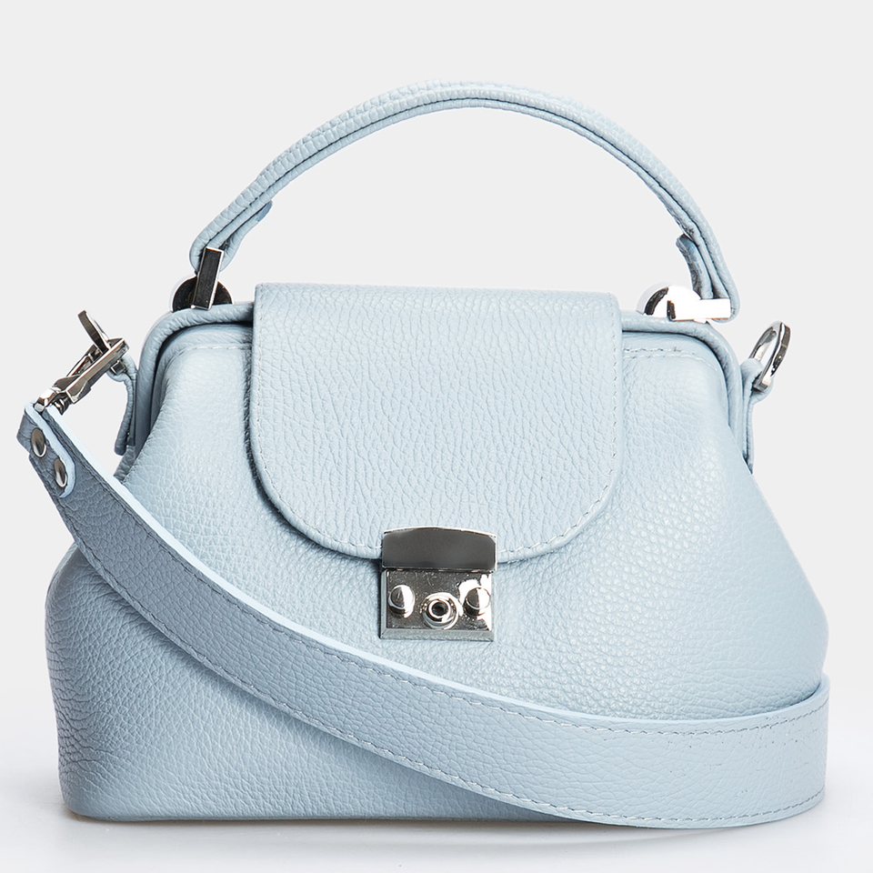 Women Leather Crossbody Bag Palermo Small Yellow