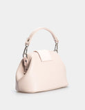 Women Leather Crossbody Bag Palermo Micro Light Pink