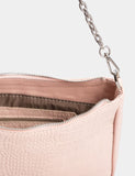 Women Leather Crossbody Bag Jane Pink