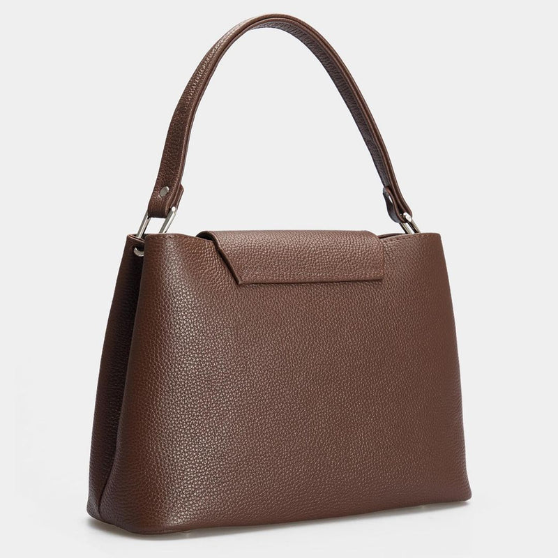 Women Leather Cross Body Bag Lillian Brown