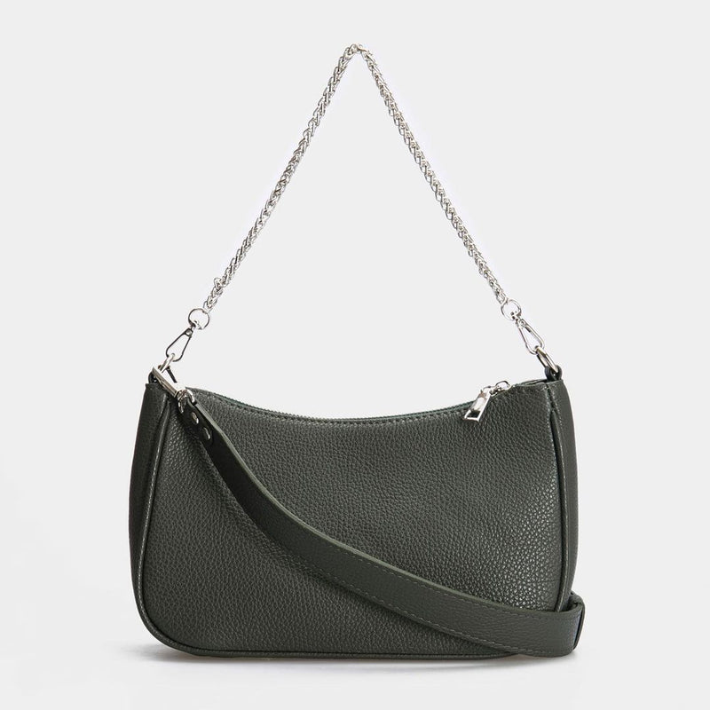 Women Leather Crossbody Bag Jane Grey