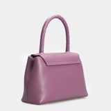 Women Leather Crossbody Bag Aurora Purple
