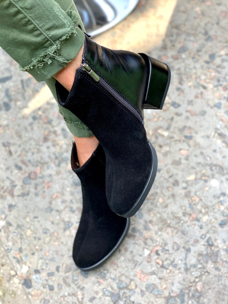 The Darcy Ankle Boot in Suede