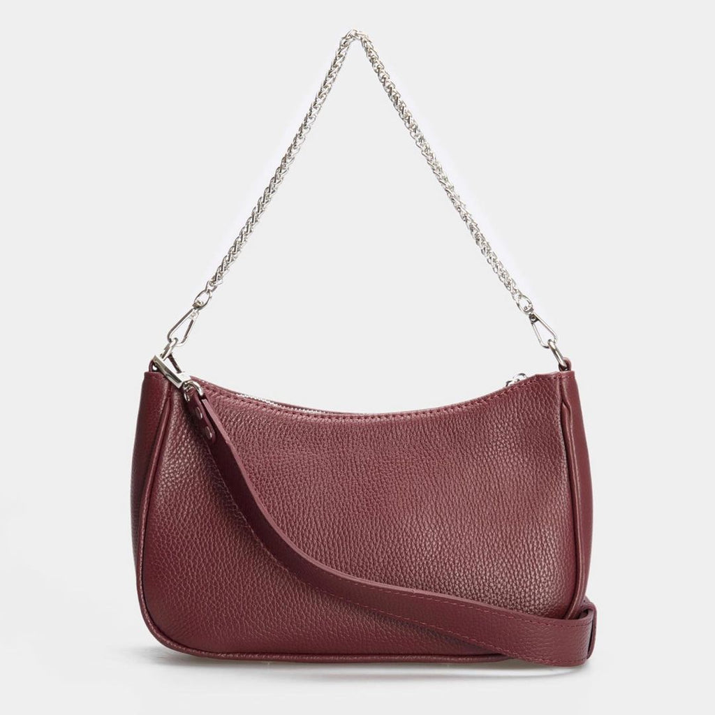 Women Leather Crossbody Bag Jane Grey
