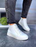 Women Leather Sneakers Demi-season White