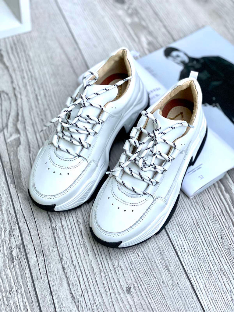 Women Leather Sneakers White