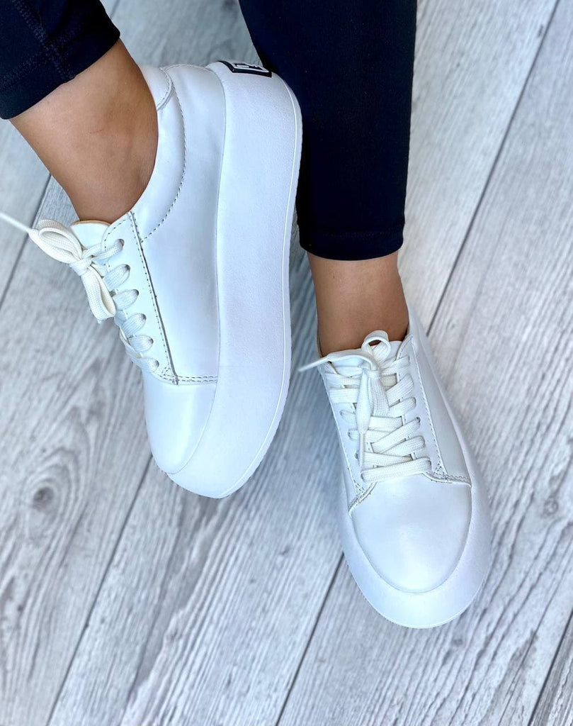 Women Leather Sneakers 1542 White