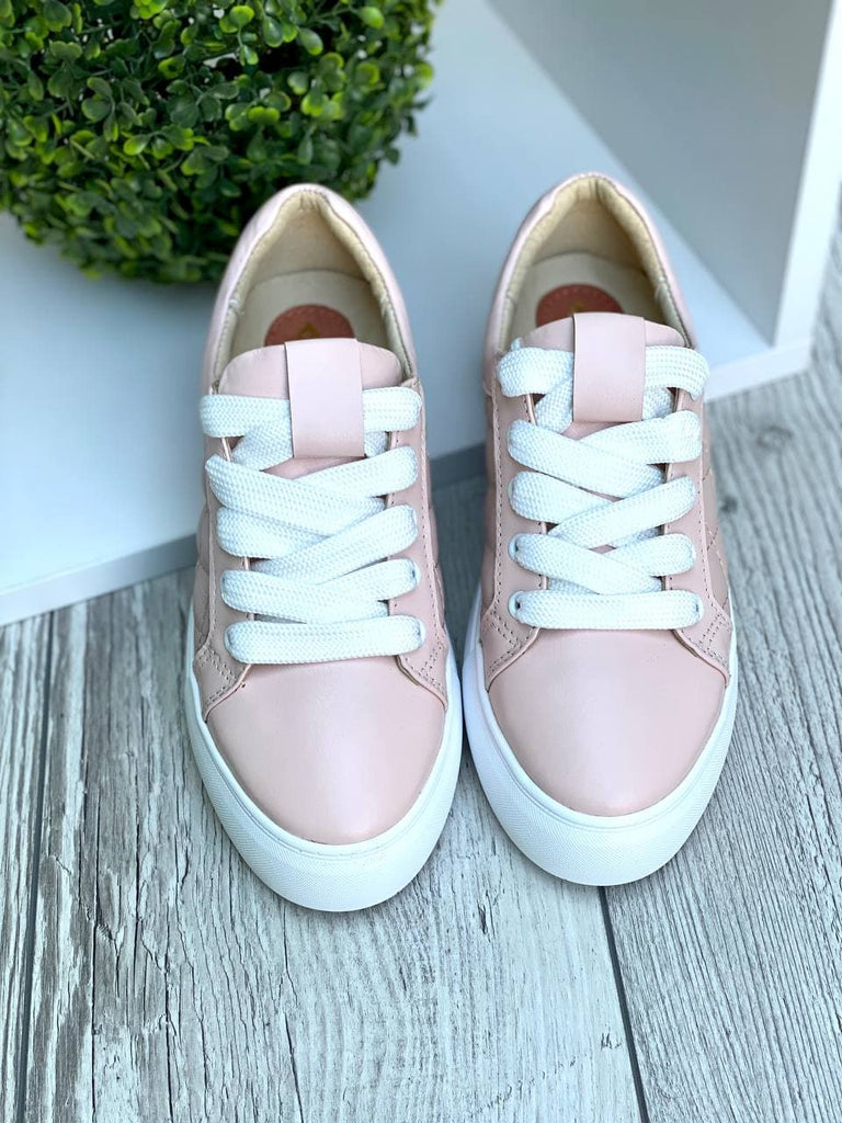 Women Leather Sneakers 1544 Pink
