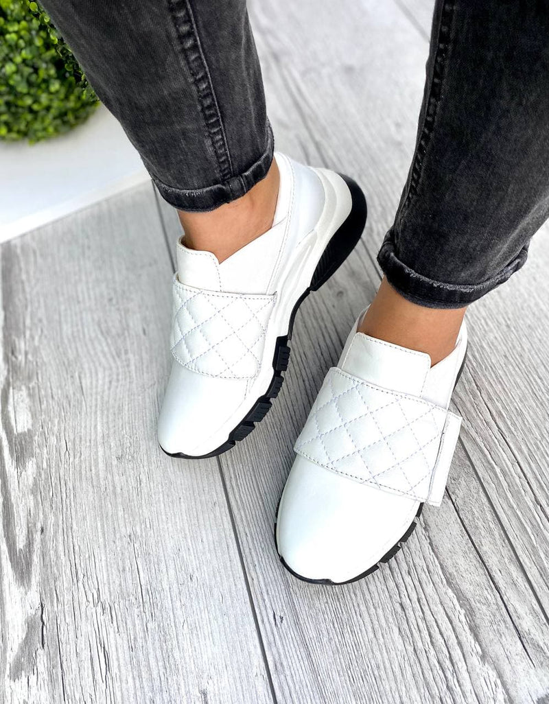 Women Leather Sneakers 1545 White