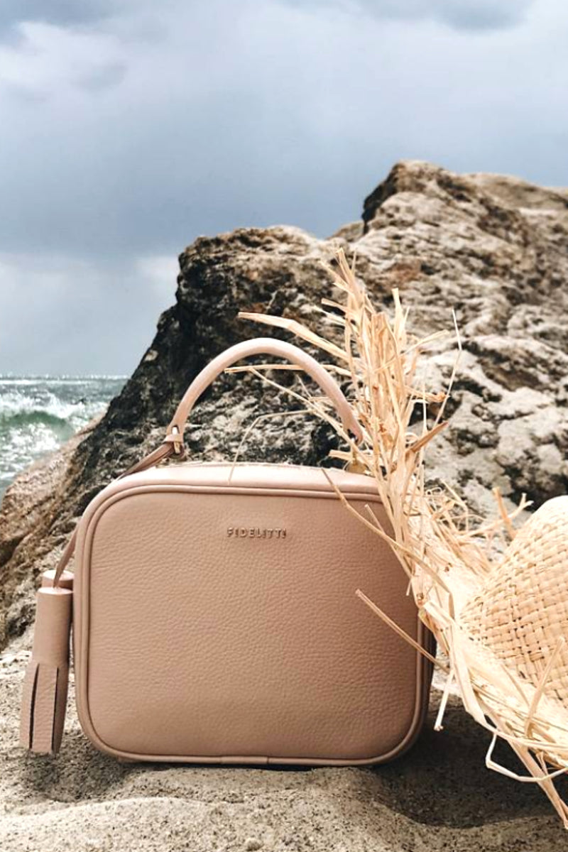 Woman Leather Bag Lady Anne BonBon Oldlace