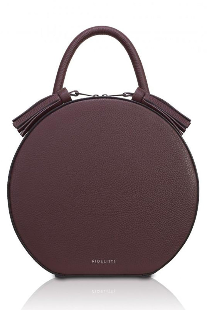 Woman Leather Bag Lady Anne Tesoro Maroon