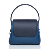 Women Leather Handbag Farfalla Blue