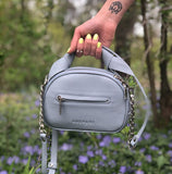 Women Leather Crossbody Bag Fragolina Blue