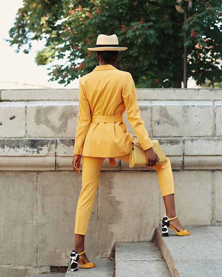 Women Leather Crossbody Bag Golosone Yellow