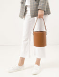 Woman Leather Crossbody Bag Capriccio Brown