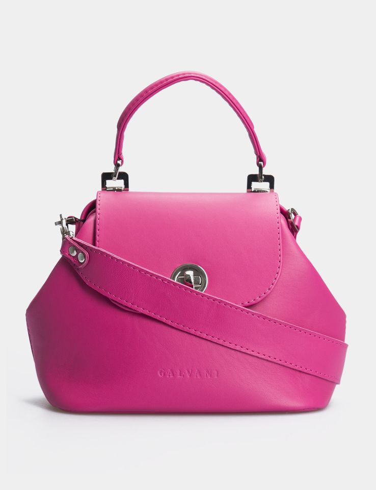 Women Leather Bag Stellato Crimson