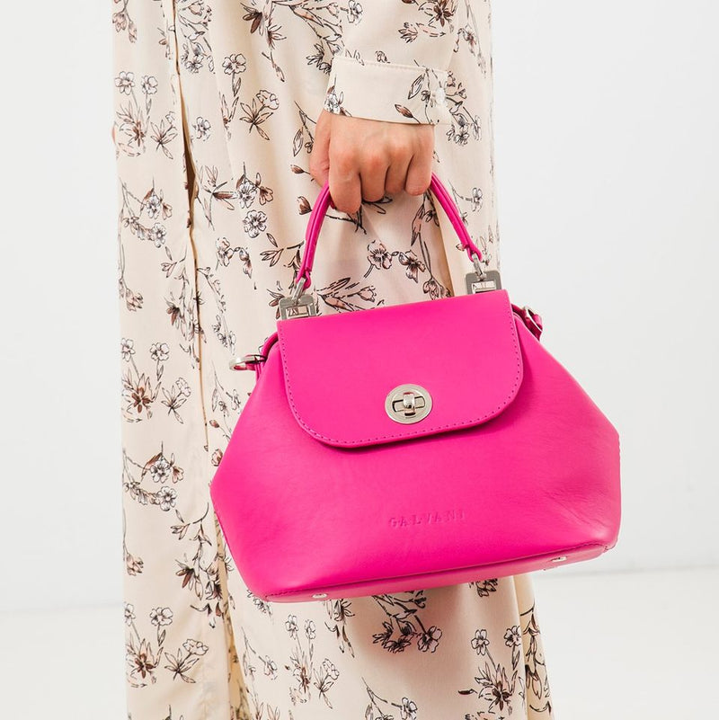 Women Leather Bag Stellato Crimson