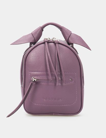 Woman Leather Backpack Dea Soft Pink