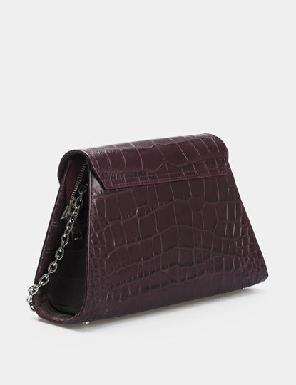 Women Leather Crossbody Bag Golosone Brown