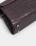 Women Leather Crossbody Bag Golosone Brown