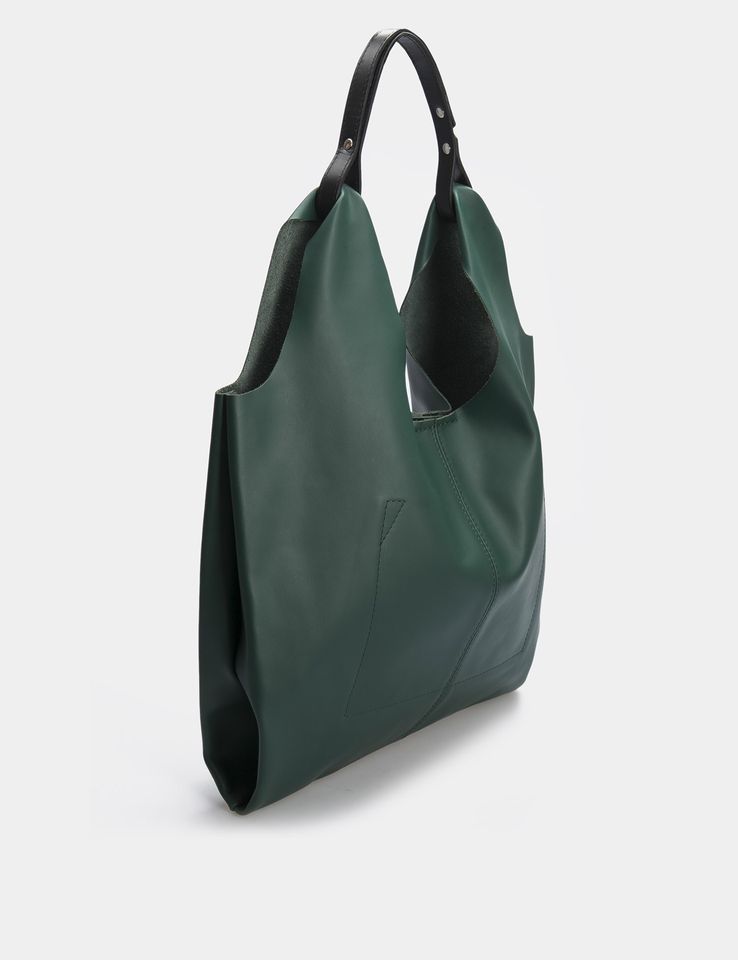 Women Leather Shoulder Bag Jessie Green