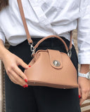 Women Leather Cross Body Bag Palermo Micro Beige