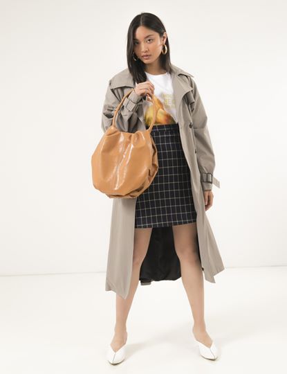 Women Leather Shoulder Bag Oro Brown