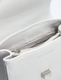 Women Leather Crossbody Bag Dolcecuore Mini White