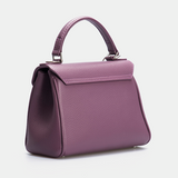 Women Leather Crossbody Bag Dolcecuore Mini Purple