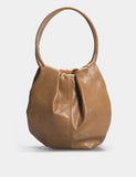 Women Leather Shoulder Bag Oro Beige