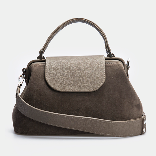 Women Leather Crossbody Bag Palermo Medium Brown