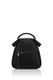 Woman Leather Backpack Lady Anne Vogue Mini Black