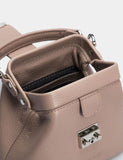 Women Leather Cross Body Bag Palermo Micro Beige