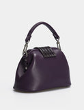 Women Leather Crossbody Bag Palermo Micro Purple