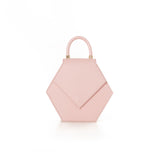Woman Leather Handbag Lady Anne Diamond Pink