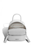 Woman Leather Backpack Lady Anne 'GO GO' Mini White