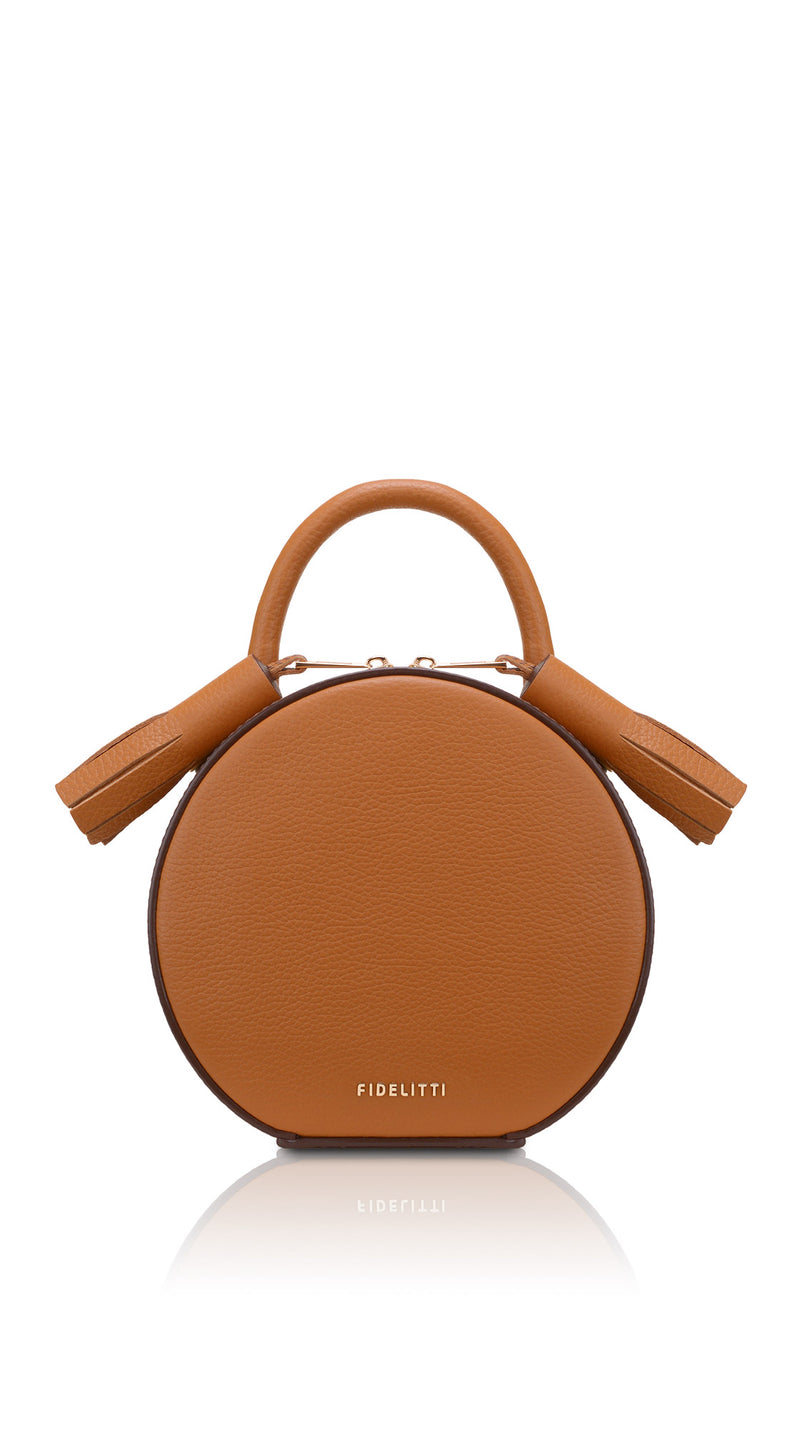 Woman Leather Bag Lady Anne Tesoro Mini Chocolate