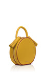 Woman Leather Bag Lady Anne Tesoro Mini Yellow