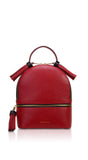 Woman Leather Backpack Lady Anne 'GO GO'  Violet Red