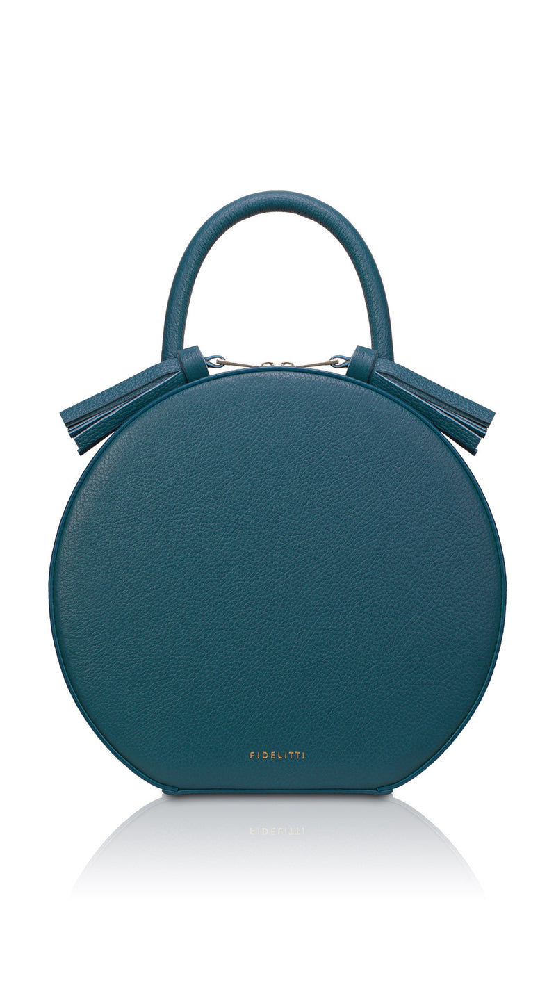 Woman Leather Bag Lady Anne Tesoro Teal