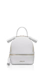 Woman Leather Backpack Lady Anne 'GO GO' Gray