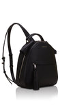 Woman Leather Backpack Lady Anne Vogue Black