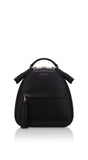 Woman Leather Backpack Lady Anne Vogue Dark Gray
