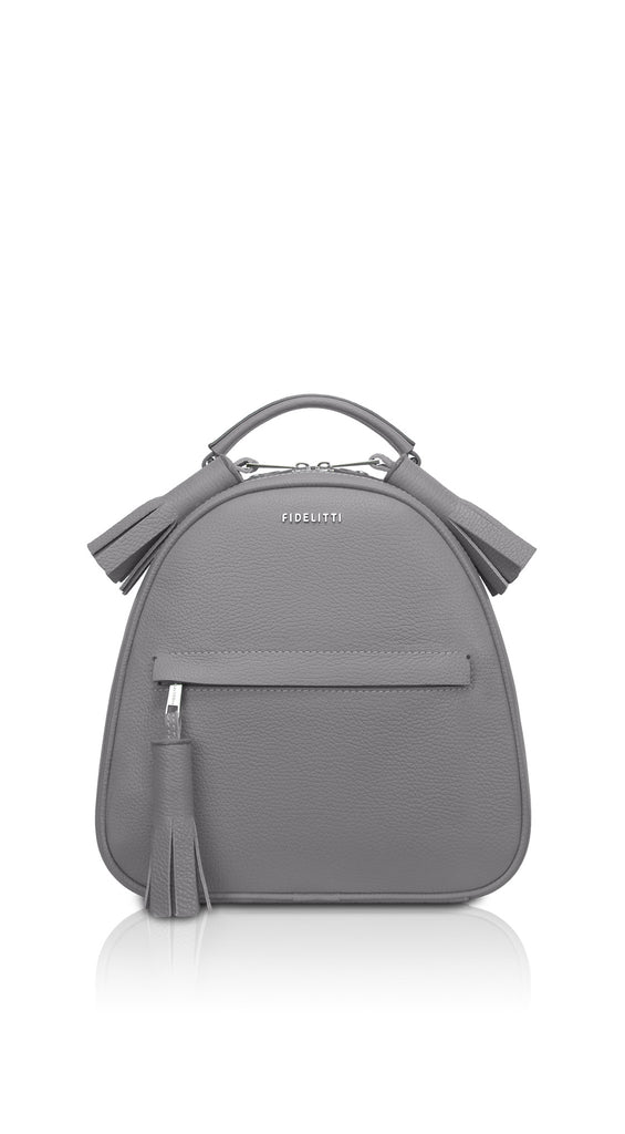 Woman Leather Backpack Lady Anne Vogue DimGray