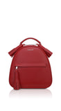 Woman Leather Backpack Lady Anne Vogue Red