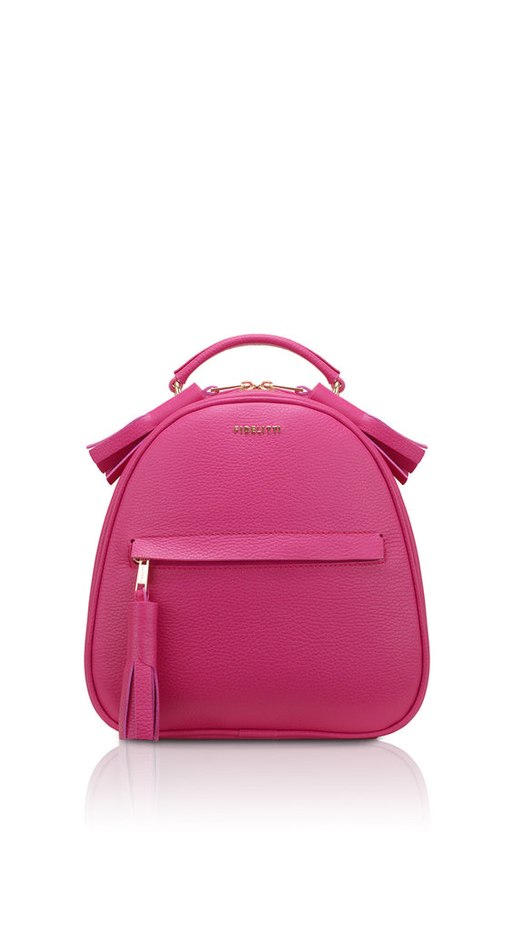 Woman Leather Backpack Lady Anne Vogue Purple